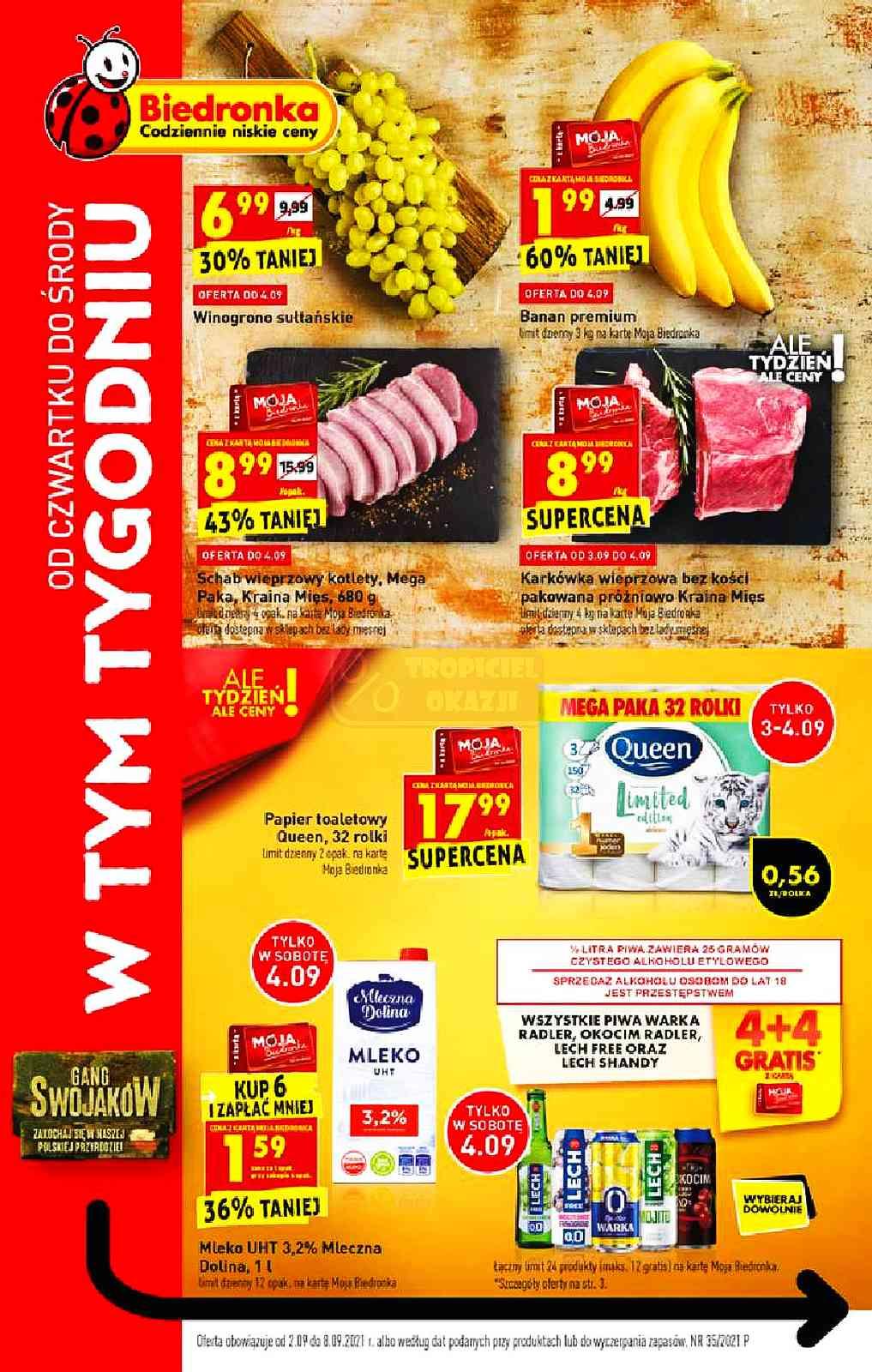 Gazetka promocyjna Biedronka str. 1