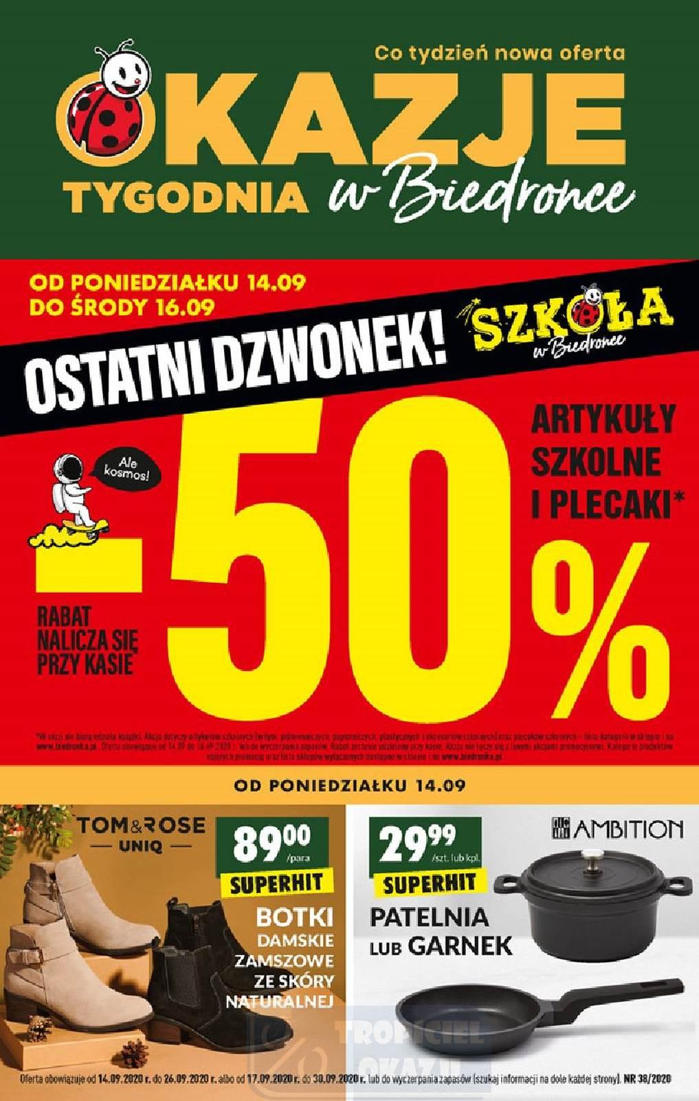 Gazetka promocyjna Biedronka str. 1