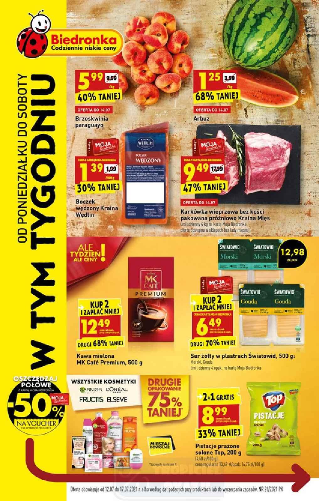 Gazetka promocyjna Biedronka str. 1