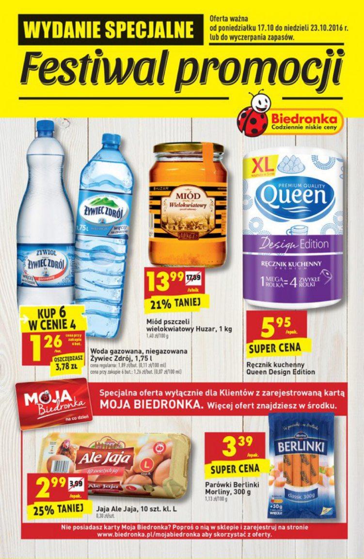 Gazetka promocyjna Biedronka str. 1