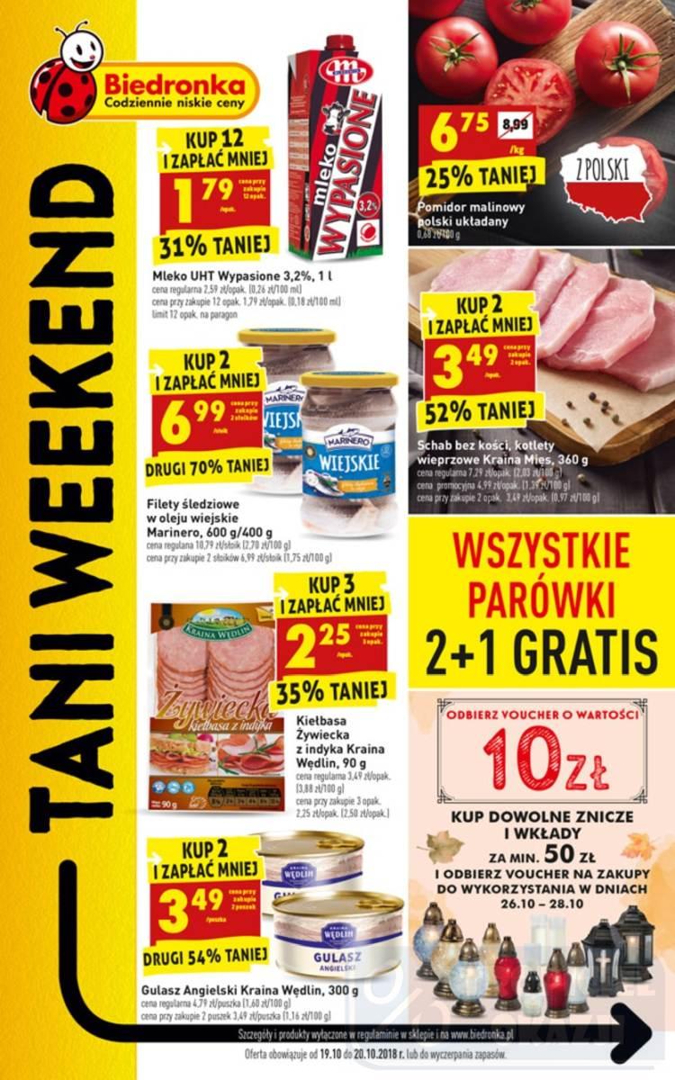 Gazetka promocyjna Biedronka str. 1