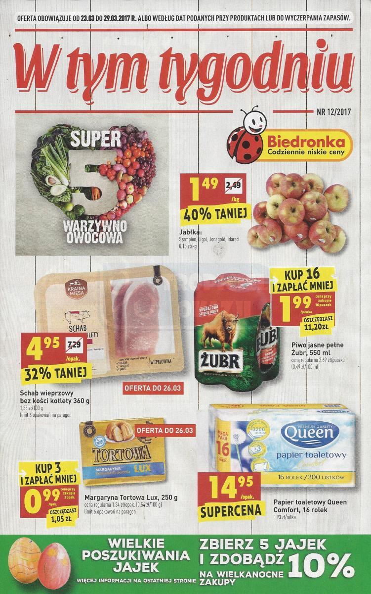 Gazetka promocyjna Biedronka str. 1