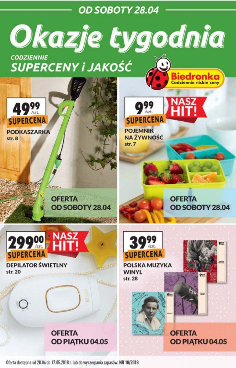 Gazetka promocyjna Biedronka str. 1
